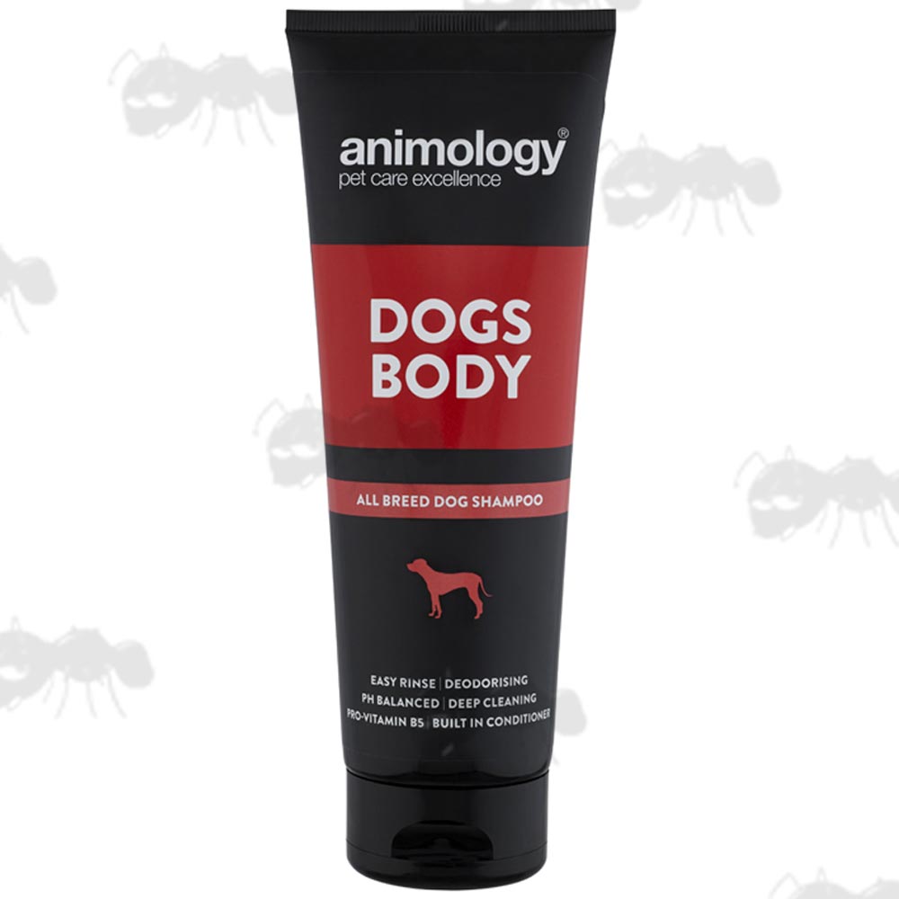250ml Tube Of Animology Dog Cleaning Dogs Body Shampoo