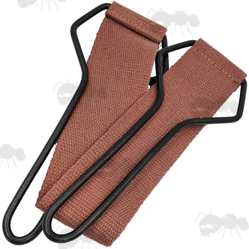 Bisley Brown Canvas Strap and Single Loop Game Carrier