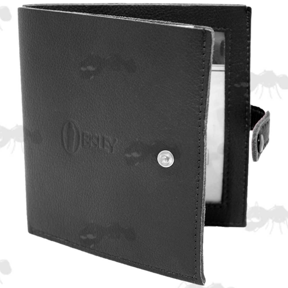 Bisley Black Leather Shotgun Certificate Wallet