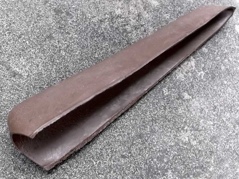 12mm High Buttstock Comb Riser Made from Brown Rubber
