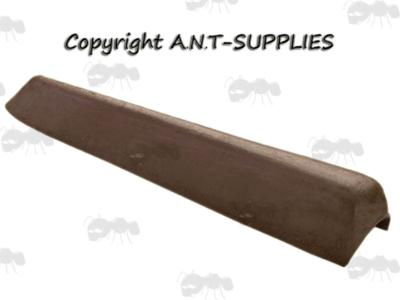 12mm High Buttstock Comb Riser Made from Brown Rubber