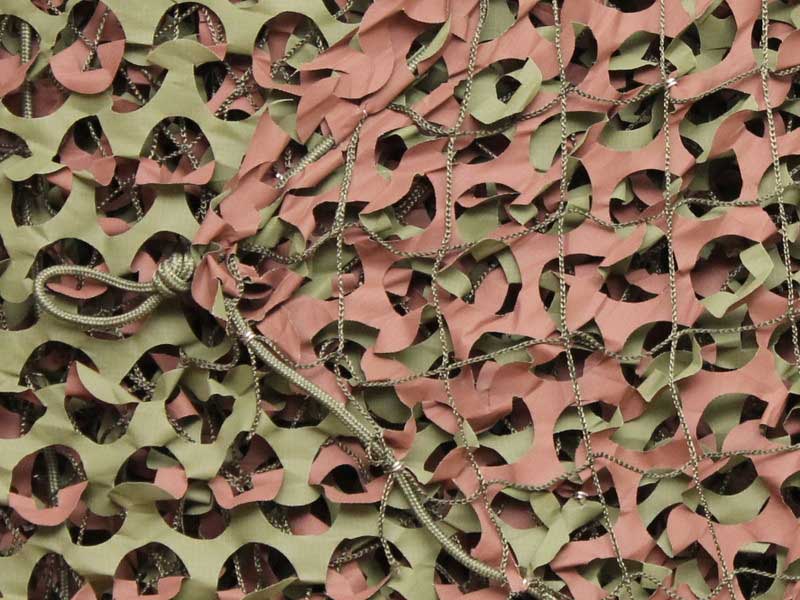 3D Leaf Military Style Camo Netting With Reinforced Mesh