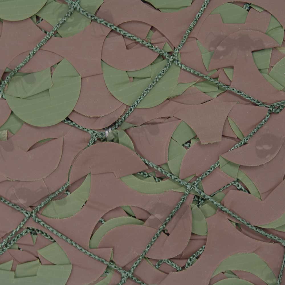 3D Leaf Military Style Camo Netting With Reinforced Mesh