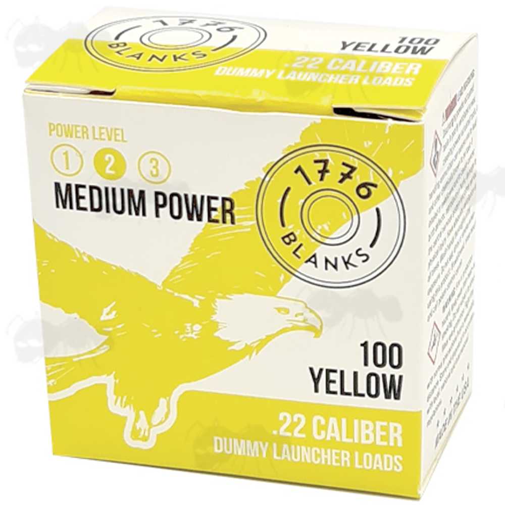 Box of 100 x .22 Medium Powered Blanks for Dog Dummy Launchers