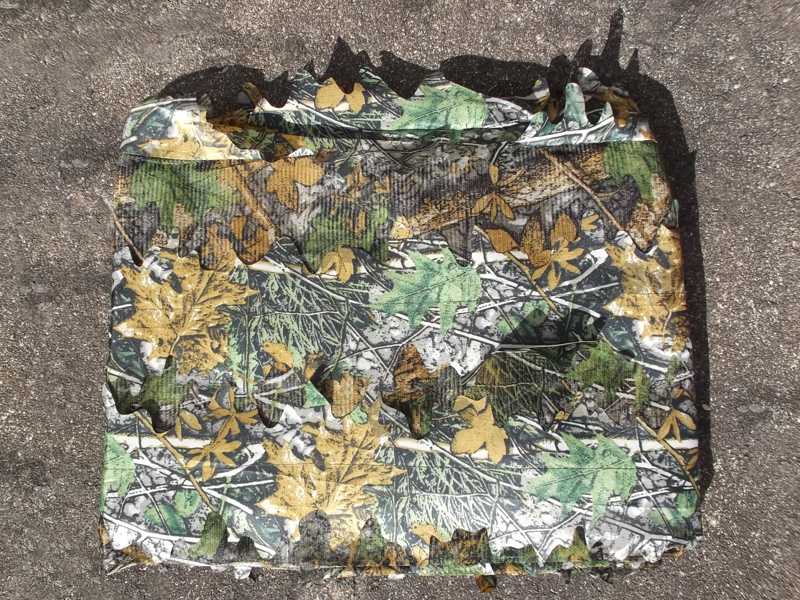 Folded View of The Spring / Summer 3D Leaf Camouflage Ghillie Poncho