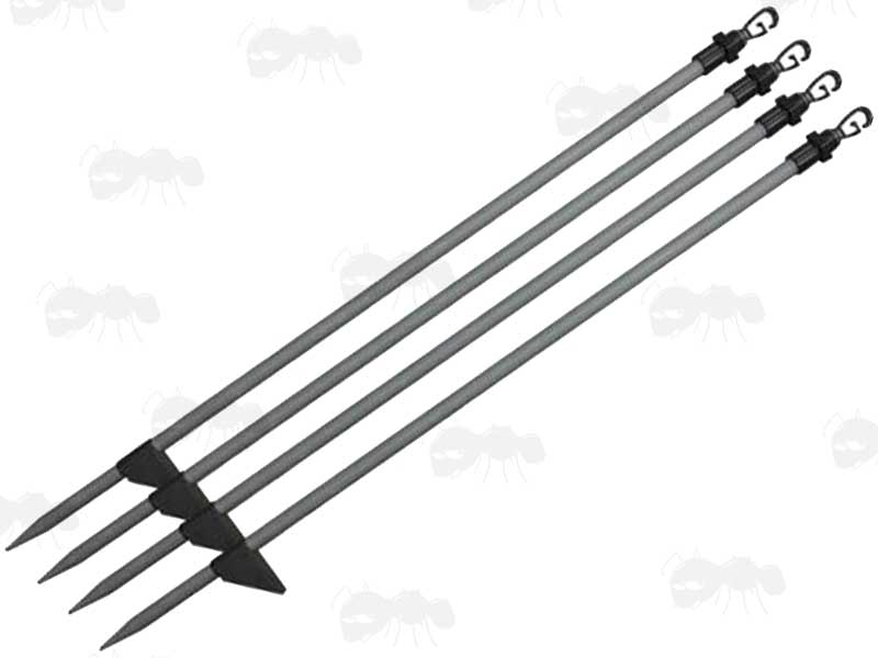 Four Piece Deluxe Hide Pole Set