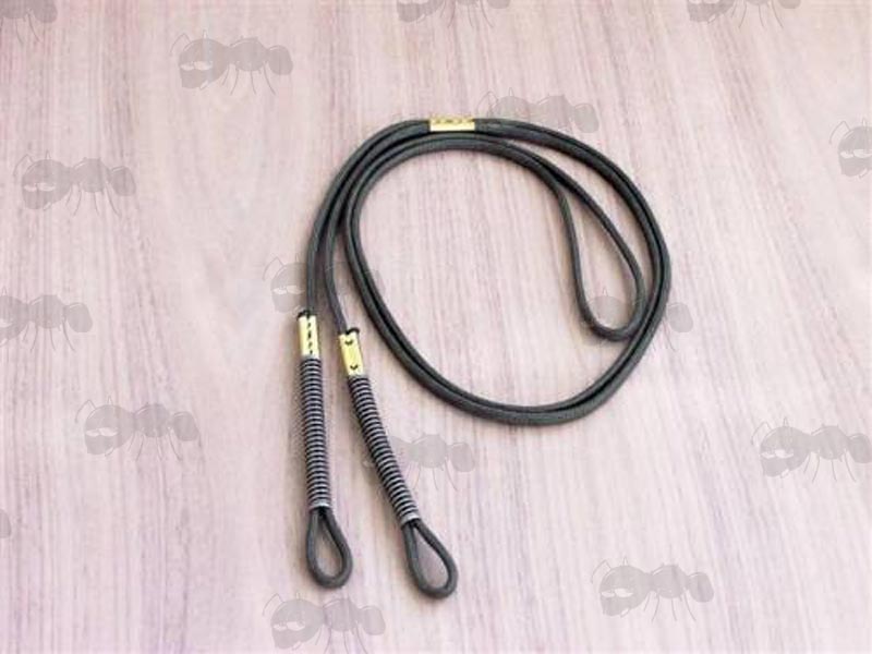 Twin Loop Spring Loaded Green Lanyards by Illinois River Valley Calls