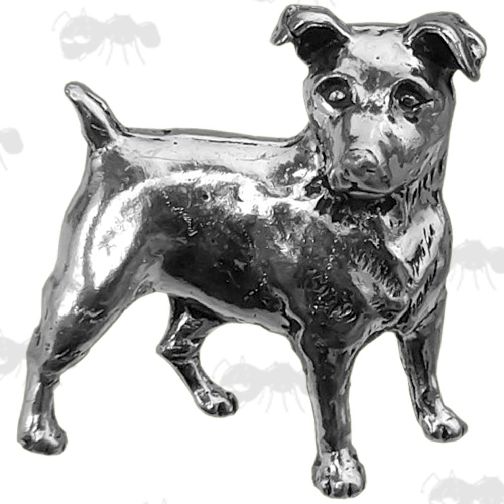 Jack Russel Pewter Badge