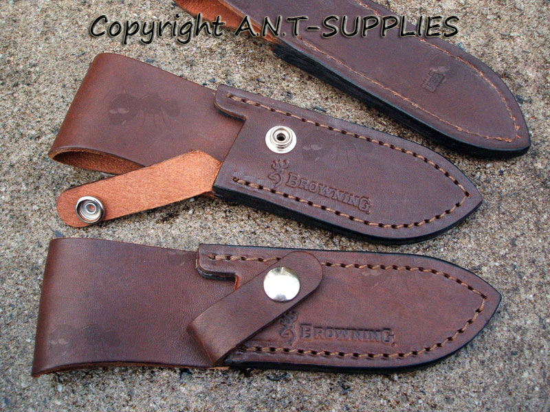 Browning Leather Knife Sheath Fixed Blade Sheaths UK Freepost