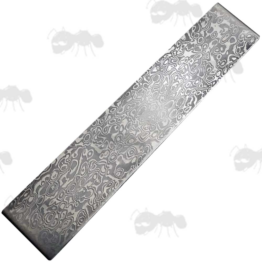 Cloud Pattern Damascus Steel Billet Bar Blank