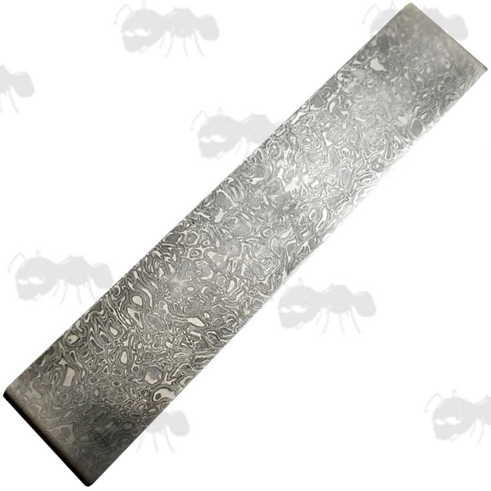 Spiral Pattern Damascus Steel Billet Bar Blank
