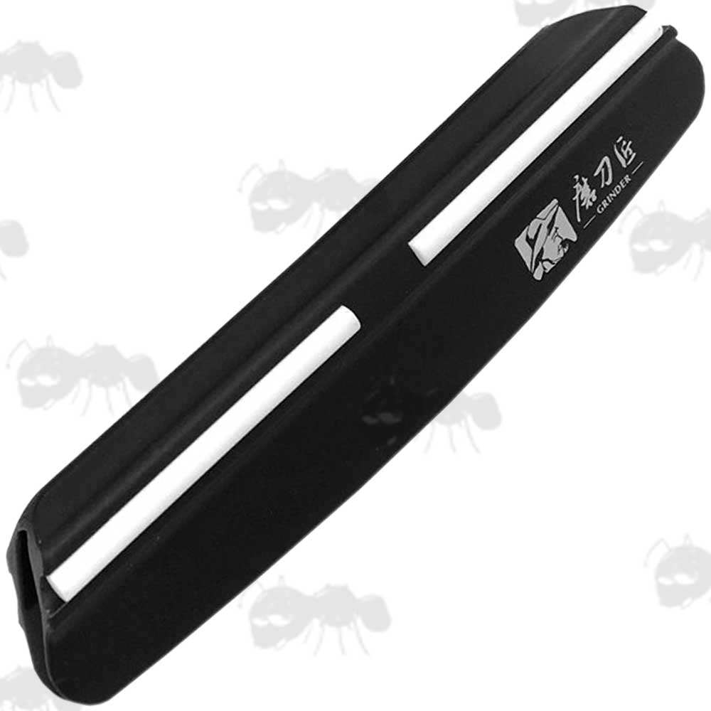 Black Plastic Knife Blade Guide for the Correct Angle on Sharpening Stones