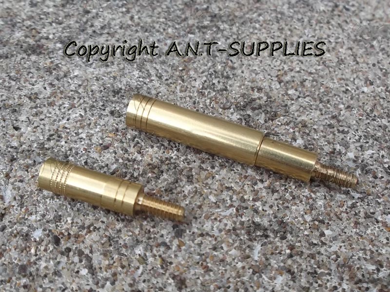 Gun Barrel Cleaning Rod Brass Adapter With M3 Male Threads to .22 UK Female