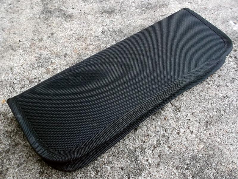 Soft Black Canvas Case For Our Take-Apart Three Piece Wooden Shotgun Rod With Swabs and Oil