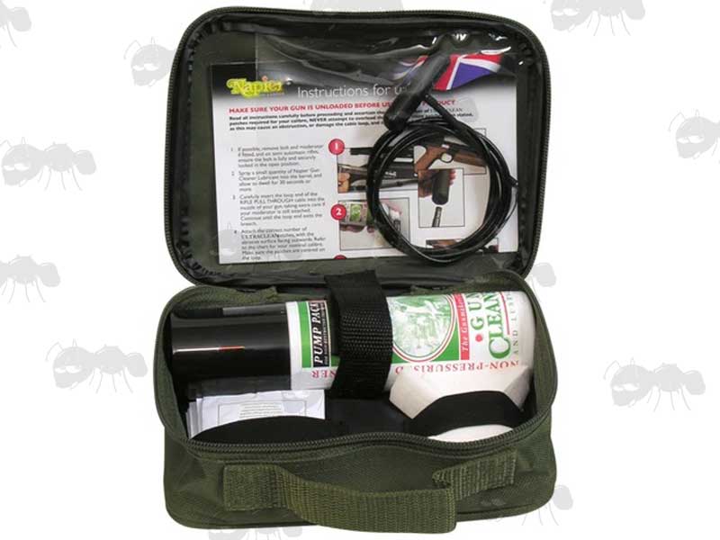 Napier Of London Pull Through Barrel Cleaning Kit For Rifles In Carry Case