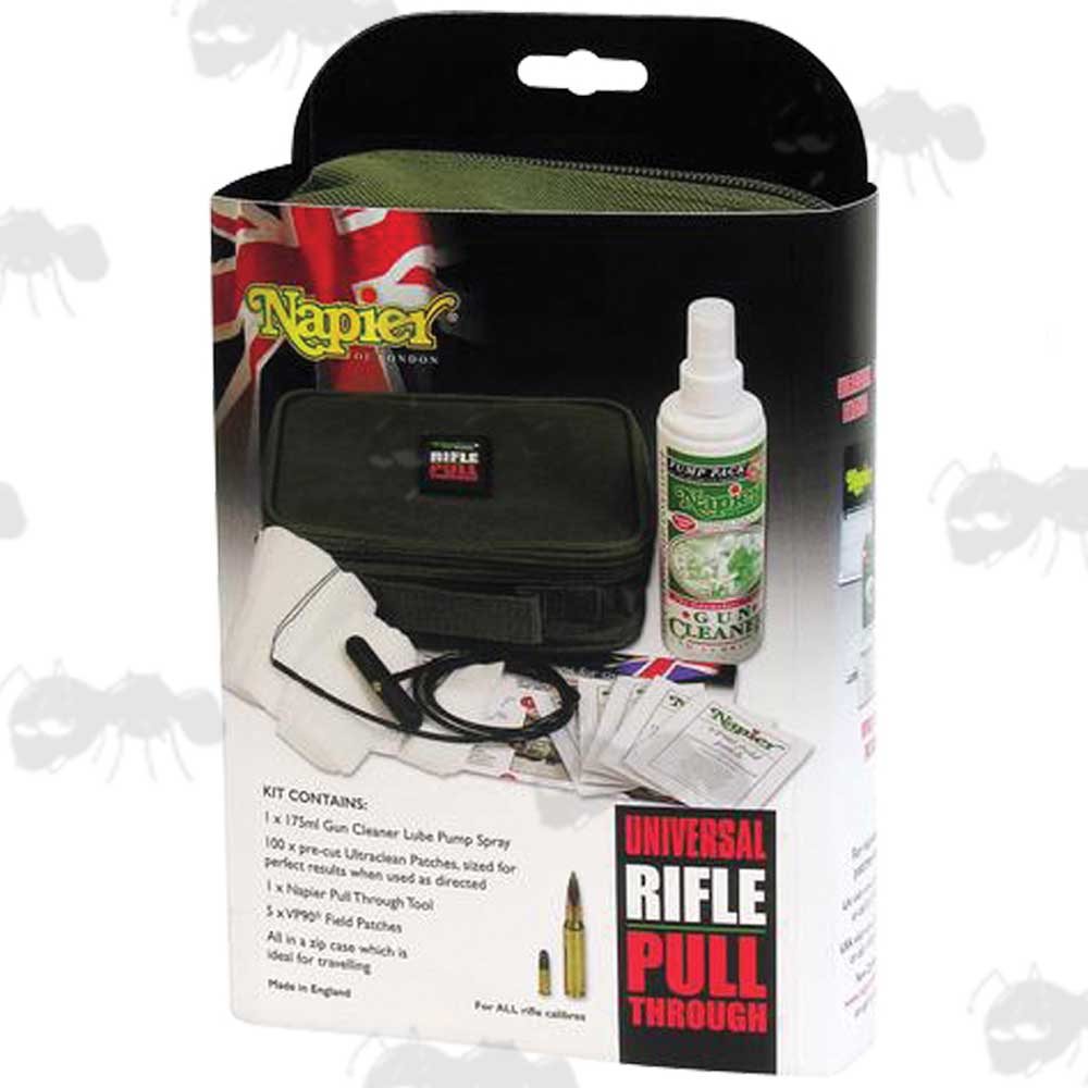 Napier Of London Pull Thru Barrel Rod Kits Airgun, Rifle, Shotgun