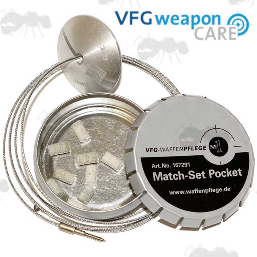 VFG Pull-Through Steel Cable Barrel Rod Match Pocket Set