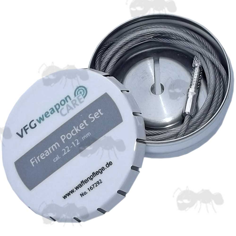 VFG Pull-Through Steel Cable Barrel Rod Firearm Pocket Set