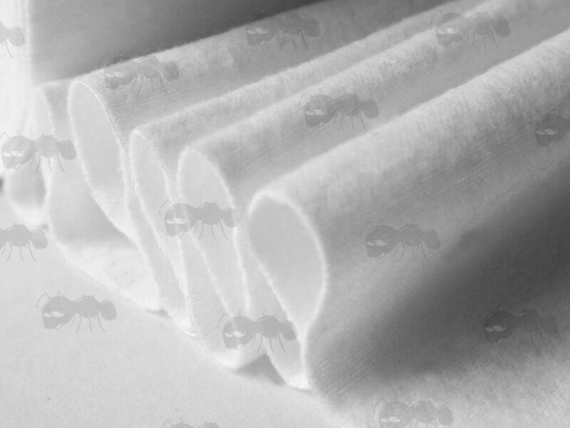 Close-Up View Of A Roll of 100mmx10m AnTac Cotton Flannel Gun Barrel Cloth