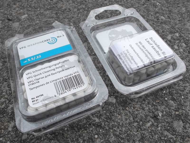 VFG .22 / 5.5mm Felt Pellets Shoot-Through Cleaning Pellets