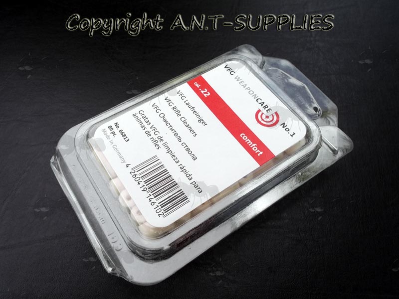 VFG .22 / 5.5mm Pre-Drilled Felt Pellets for Pull-Through Cleaning Kits