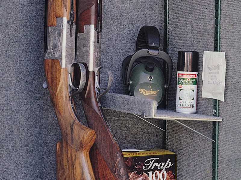 Sachet of Napier Super VP90 Corrosion Protection Stuck to The Inside of a Gun Safe