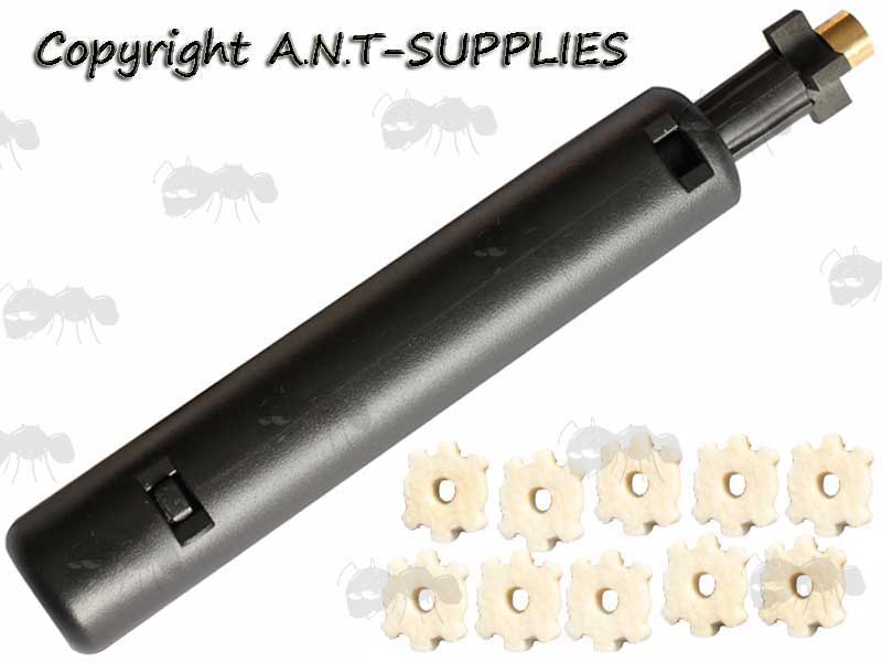 Black Polymer Rifle Lug Recess Chamber Cog Cleaning Tool