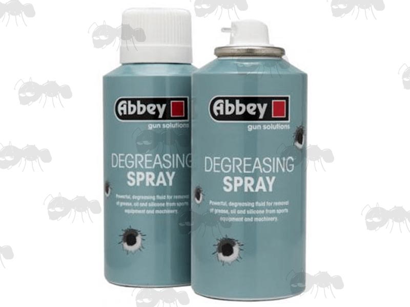 Two 150ml Spray Cans Of Abbey Degreasing Aerosol