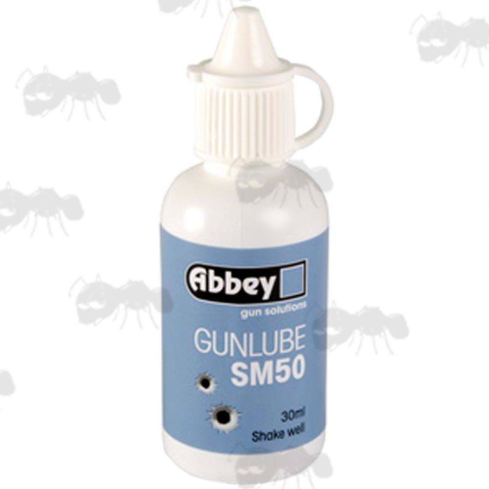 30ml Plastic Dropper Bottle Of Abbey SM50 Gunlube