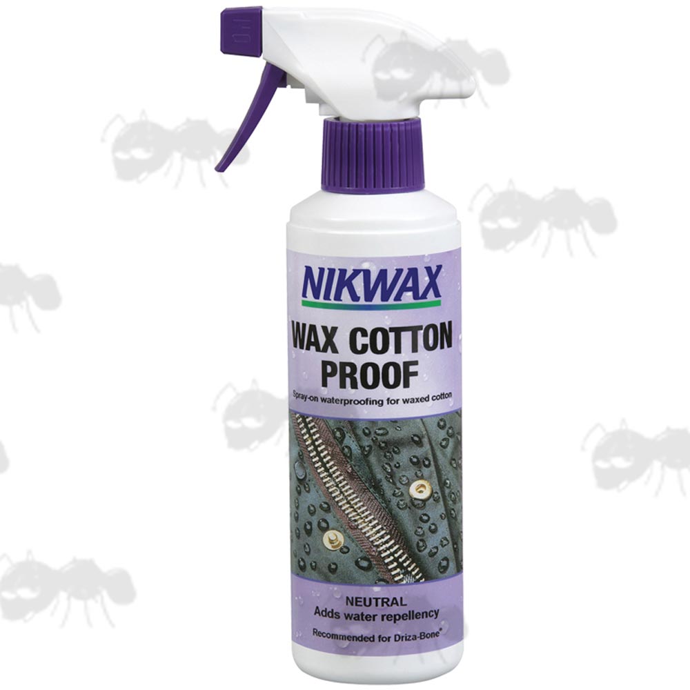300ml Spray Bottle Of NikWax Cotton Proofer