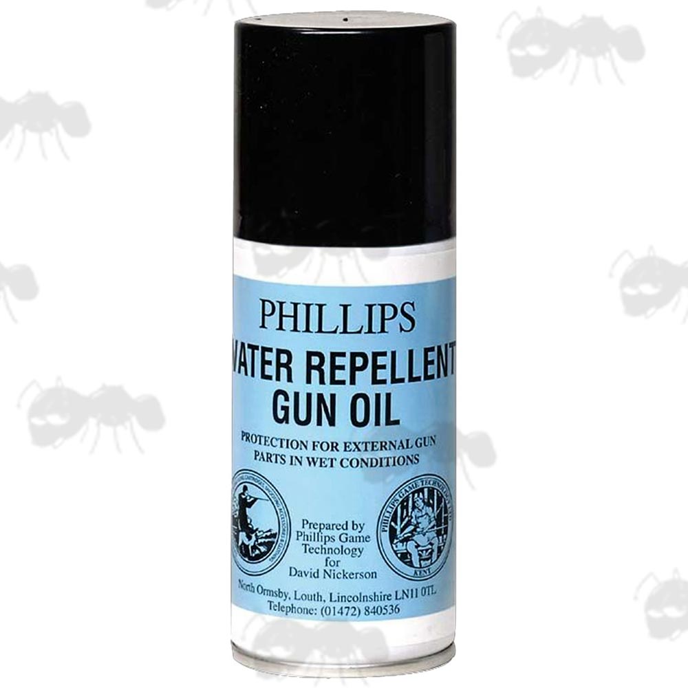 150ml Spray Can of Water Repellent Gun Oil by Phillips