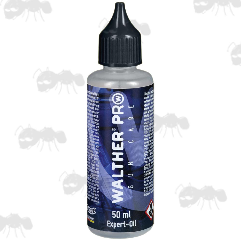 50ml Dropper Bottle of Walther Pro Expert Gun Oil