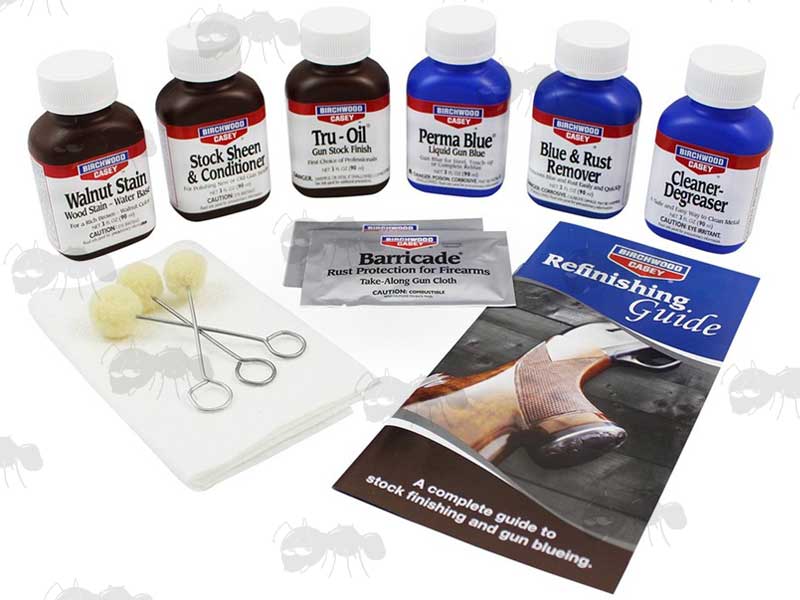 Birchwood Casey Perma Gun Blue Liquid and Tru Oil Kit