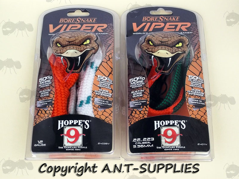 .22 Calibre Rifle and 12g Shotgun Viper Boresnake in Packaging