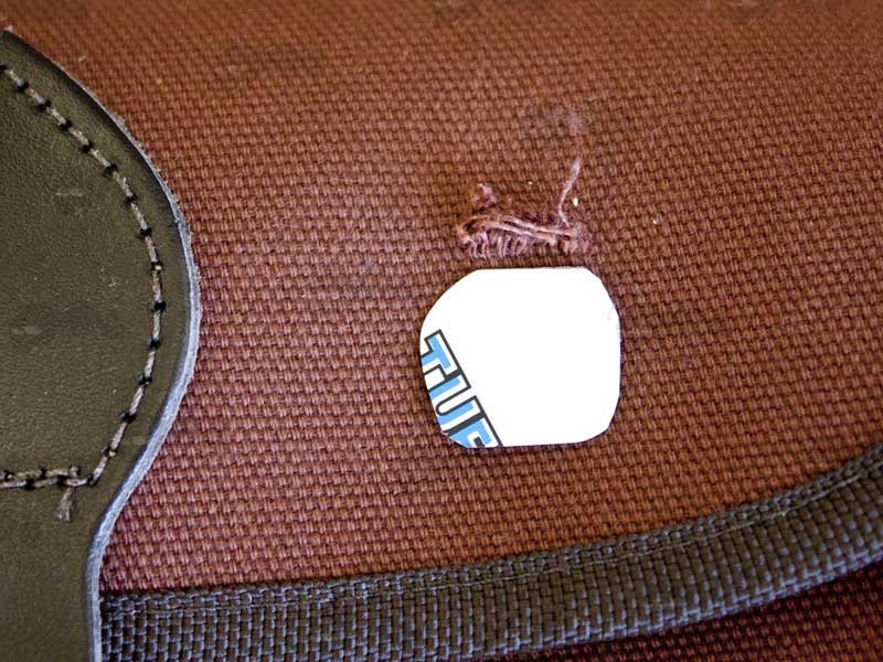 Stormsure Tuff Tape Self Adhesive Repair Tape In Use