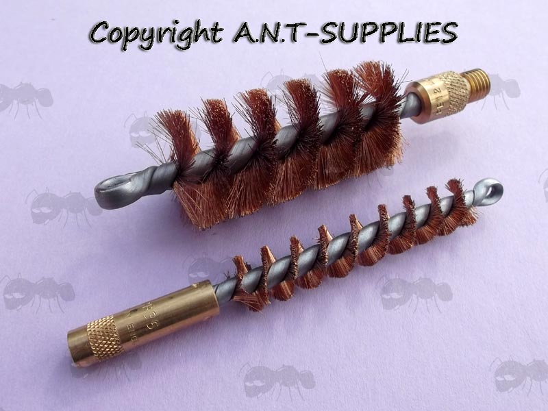 Two Phosphor Bronze Wire Brushes for Rifle and Shotgun Barrel Rod Cleaning Kits