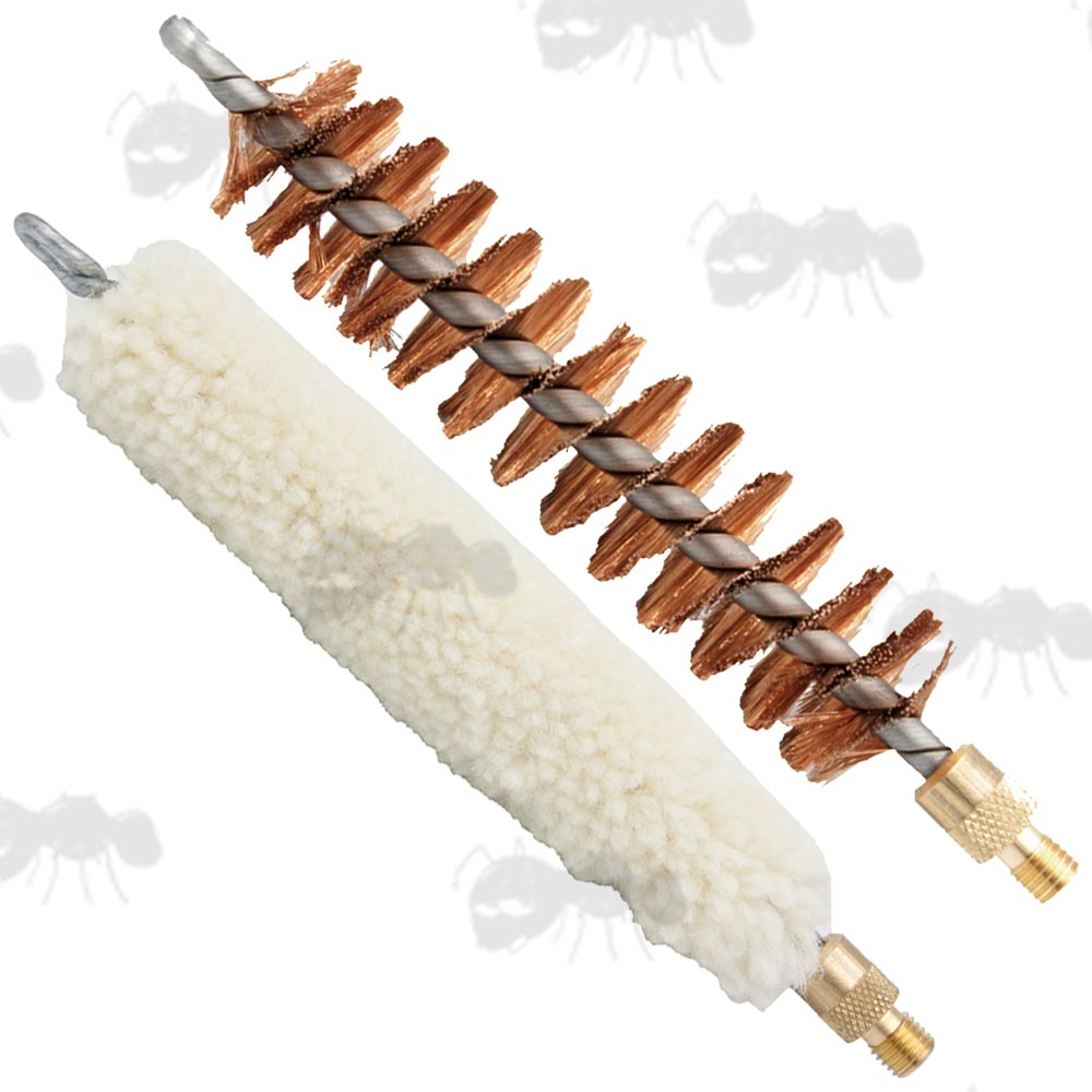 12 Pcs. 12 Ga. 12 Gauge Cleanng Bore (6) Brushes & (6) Swabs Shotgun
