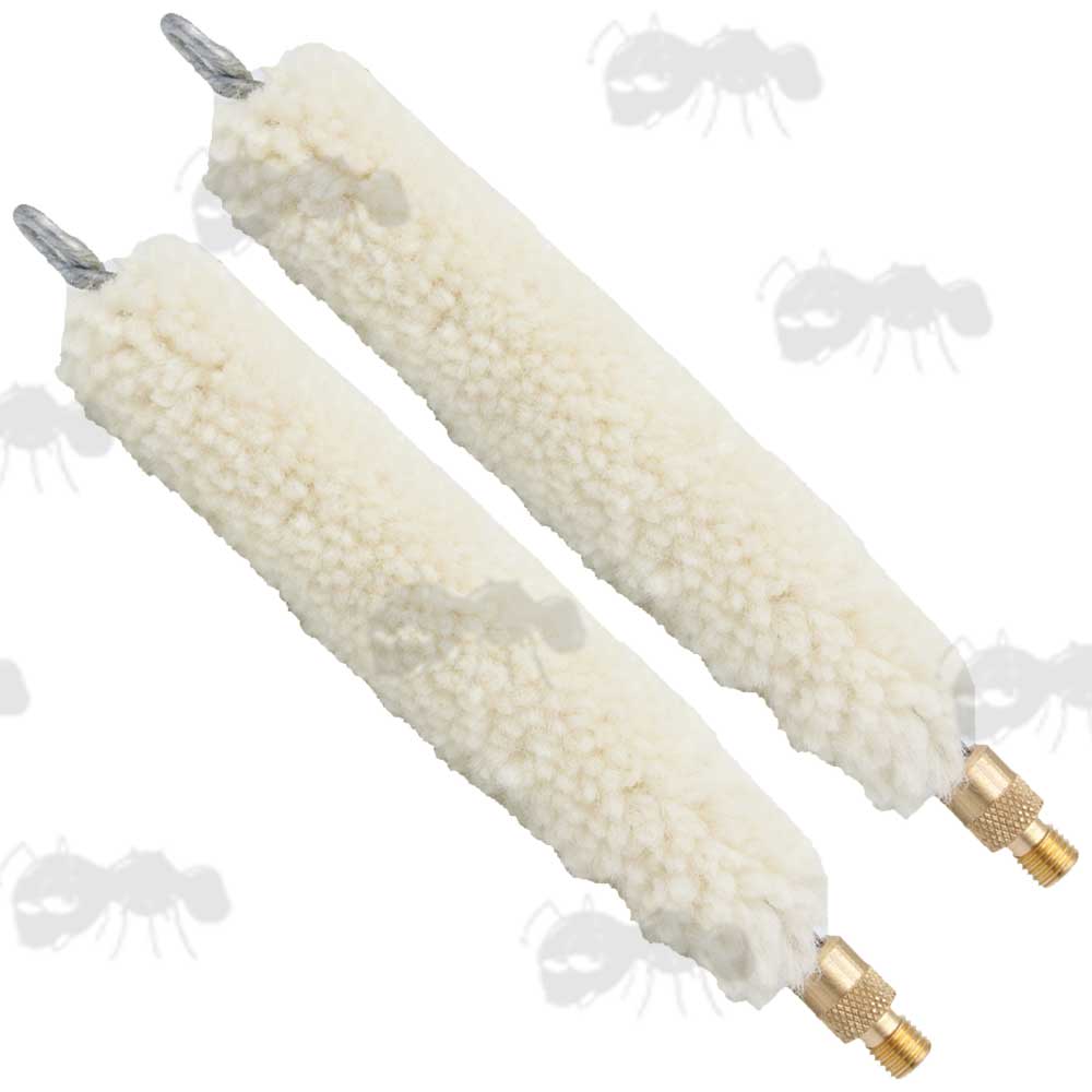 Parker Hale Extra Long Shotgun Wool Mop and Bronze Brush