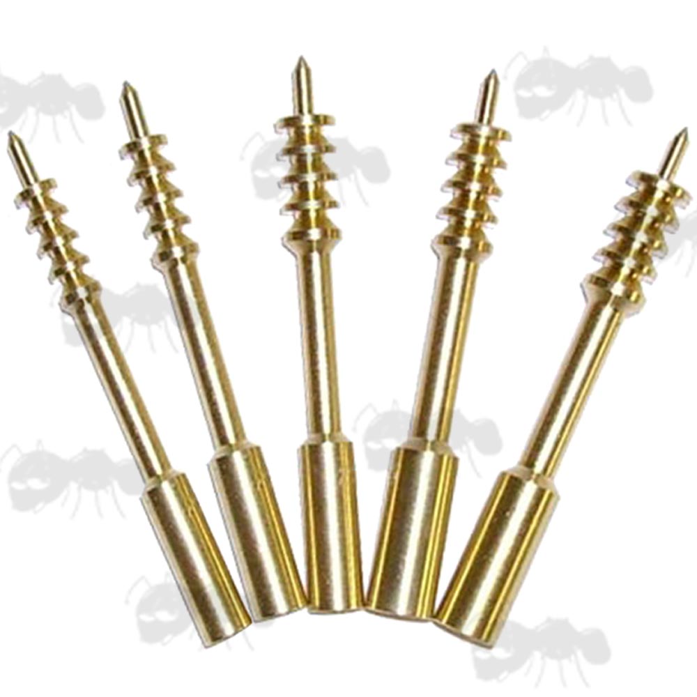 Set Of Five ProShot UK Spec Brass Spear Point Rifle Jags