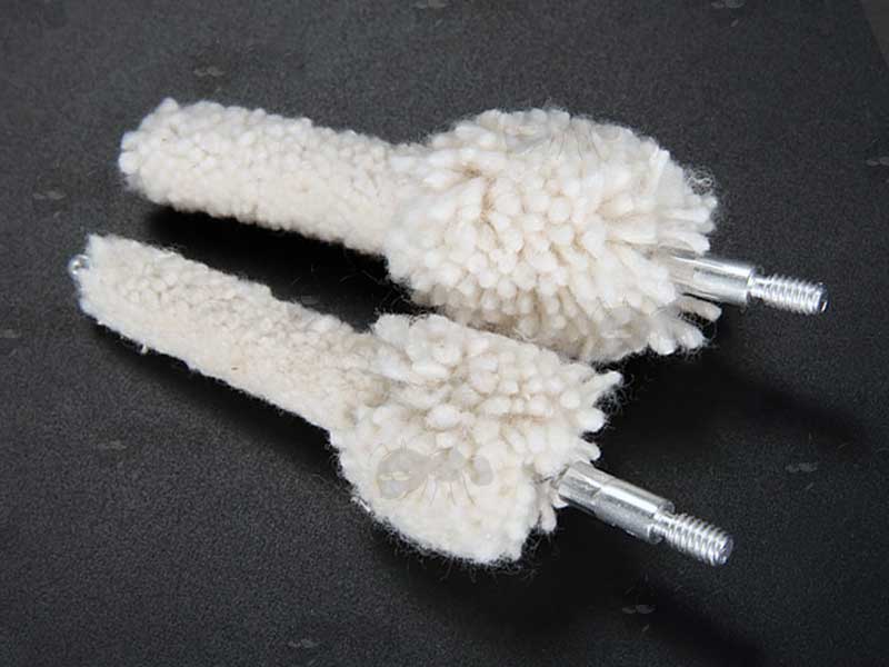 Two .308 / 7.62mm Calibre Chamber Cleaning Cotton Mops
