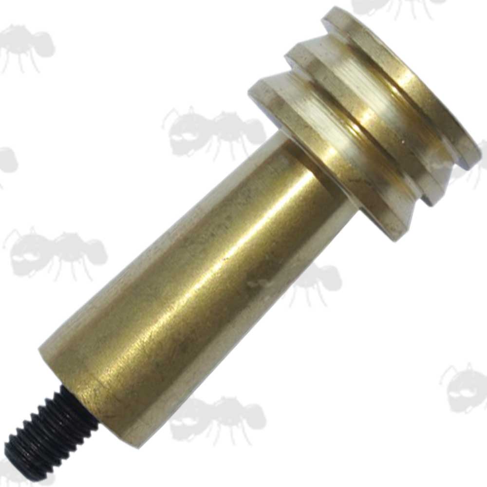 16 Gauge .69 Calibre Brass Button Jag For 10-32 US Thread Muzzleloader Rods