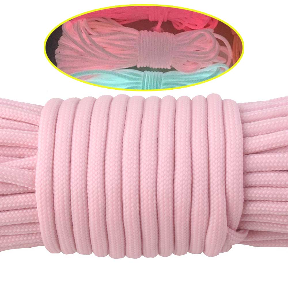 Glow In The Dark Pink Paracord