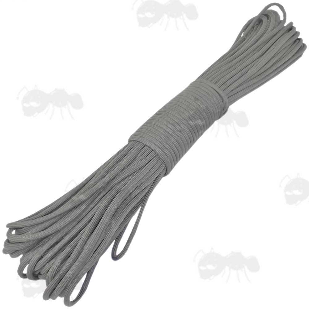 30 Metres Grey Coloured Paracord