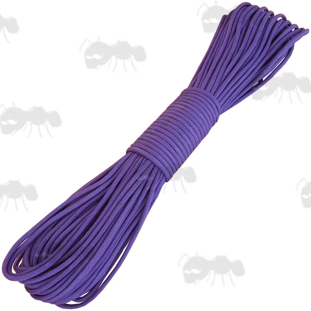 30 Metres Purple Coloured Hi-Vis Paracord