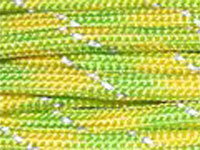 Reflective Thread Dayglow Yellow and Green Camouflage Colour Paracord