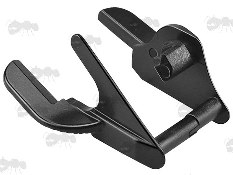 Metal Ambidextrous Thumb Safety for 1911 Pistol Grips, with Silver Finish