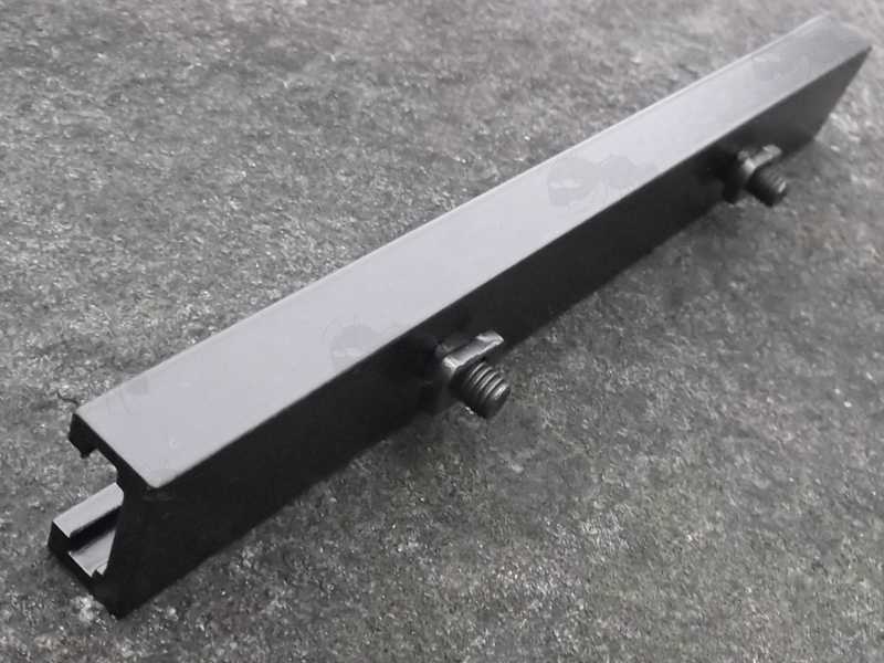 Side View of The UIT / Anschutz T-Channel Accessory Rail Adapter for M-Lok Slot Rifle Handguards
