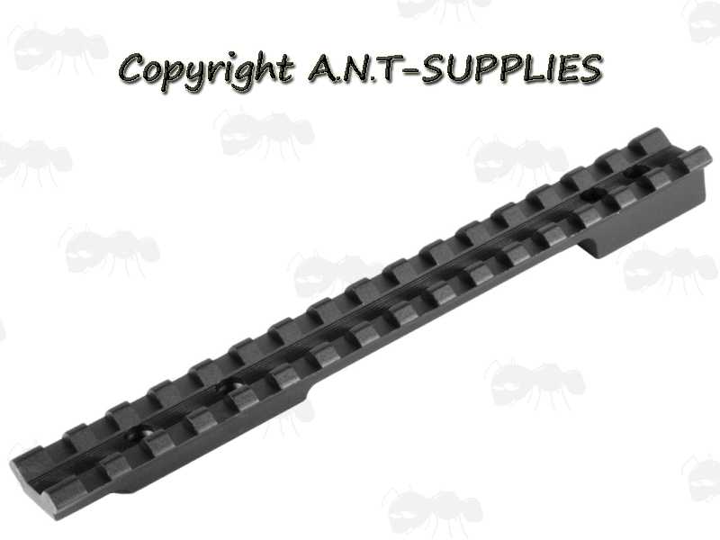 Black Aluminium Picatinny Rail Receiver Base Scope Mount for Mauser 98 Rifles