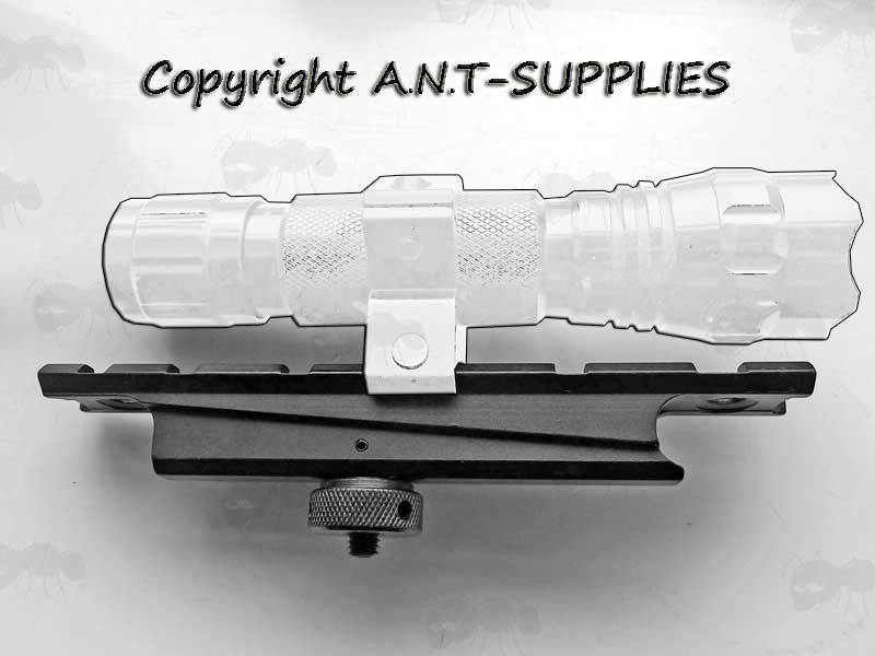 AR-15 Series Carry Handle Rail Mount Shown Fitted with a Tac Torch