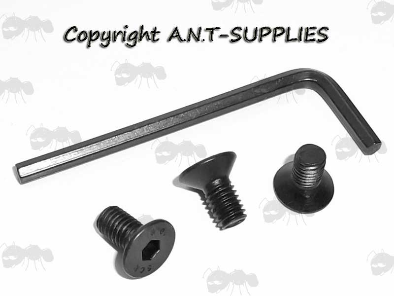 Set of Three Countersunk Screws with Allen Key for The Pard Night Vision Scope Base